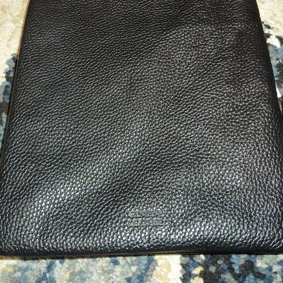 NWT Giani Bernini Triple-Zip Pebble Leather Bag - Picture 6 of 11